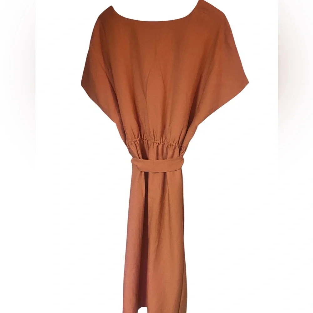 Nwt Alexia Admor apricot orange Iris wrap Dress ladies plus 2X
Vneck cap sleeve - Picture 2 of 7
